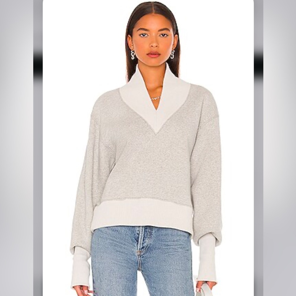 Agolde heather gray sweater